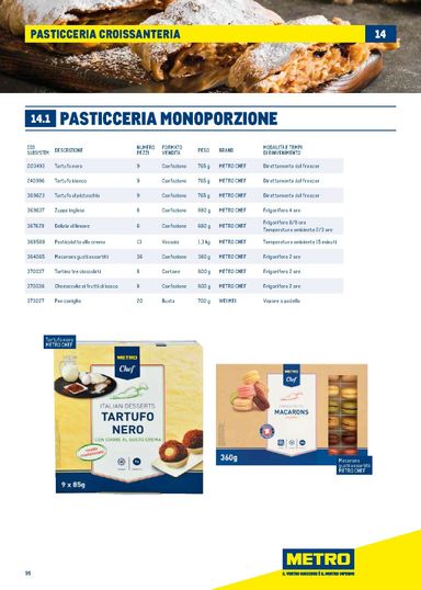 Volantino METRO - Metro - Catalogo Surgelati valido dal 01/01 al 31/12 - pagina 95