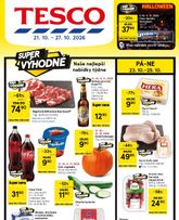 Tesco leták od středy 21.10.