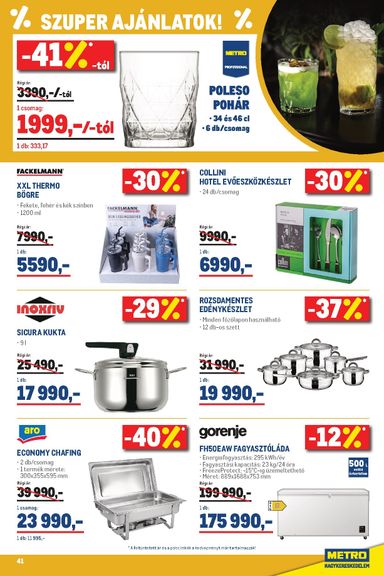 Akciós újság Metro - Metro érvényes 10.01.-tól 10.31.-ig - 41 oldal