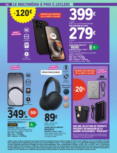 Catalogue E.Leclerc - E.Leclerc - Spécial high-tech valable dès le 27/10 au 07/11 - page 14