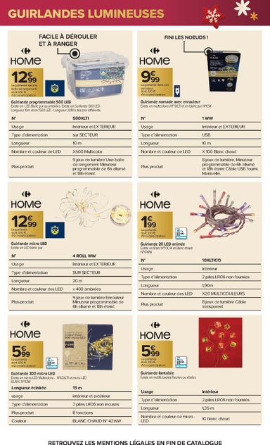 Catalogue Carrefour - Carrefour - La Maison valable dès le 03/11 au 07/12 - page 7