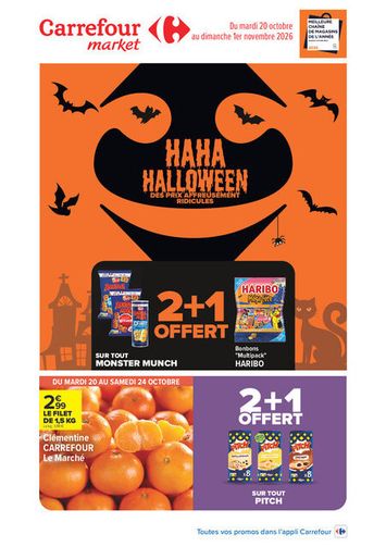 Catalogue Carrefour Market - Carrefour Market valable dès le 20/10 au 01/11 - page 1