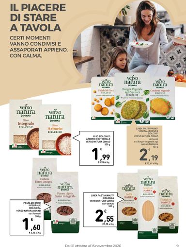 Volantino Conad Superstore - Conad Superstore - Scelte di benessere valido dal 21/10 al 15/11 - pagina 9