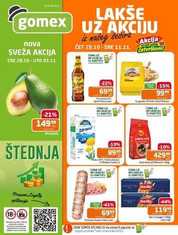 Katalog Gomex - Gomex od 29.10 do 11.11 - strana 1