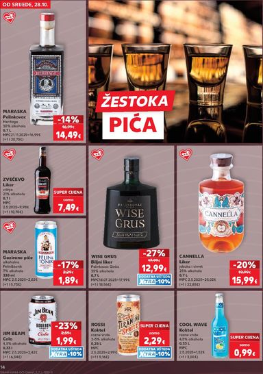 Katalog Kaufland - Kaufland - Ti si naš broj 1 vrijedi od 28.10. do 03.11. - stranica 14