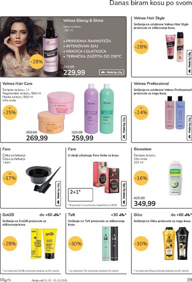 Katalog Lilly - Lilly od 01.10 do 31.10 - strana 39