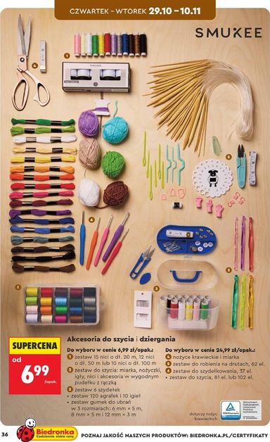 Gazetka Biedronka - Biedronka - Hity i inspiracje od 24.10. do 10.11. - strona 36