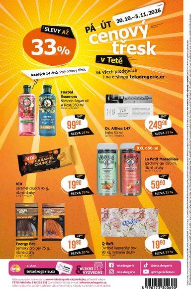 Leták Teta drogerie - Teta drogerie od 21.10. do 03.11. - strana 18