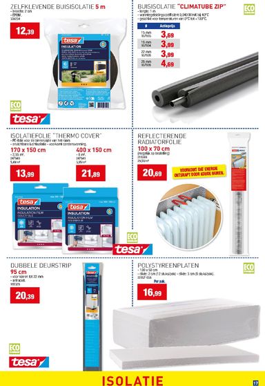 Folder Hubo - Hubo - Verwarmingspecial van 23/09 tot 31/12 - side 17