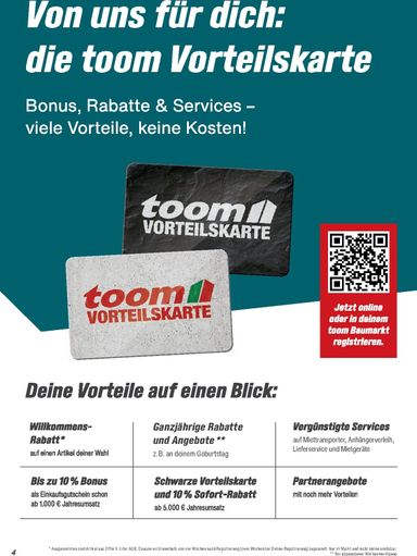 Prospekt toom - Toom - Gartenmöbel & Solar-Leuchten gültig ab 01.03. bis 31.12. - seite 4