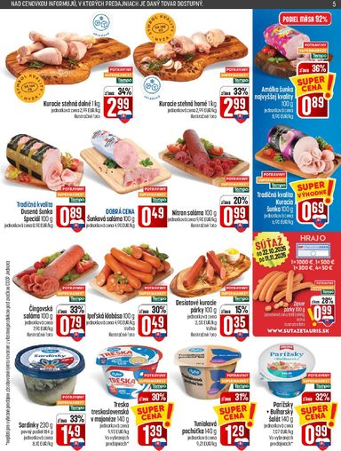 Leták COOP Jednota - COOP Jednota od 22.10. do 28.10. - strana 5