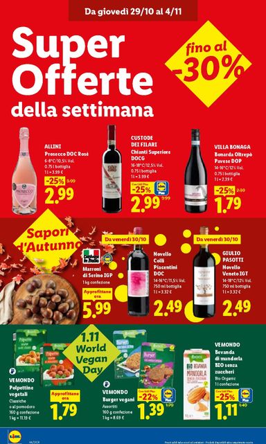 Volantino Lidl - Lidl valido dal 29/10 al 04/11 - pagina 12
