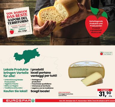 Volantino Eurospar - Eurospar - Bozen, Bolzano valido dal 29/10 al 11/11 - pagina 6