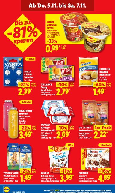 Prospekt Lidl - Lidl gültig ab 02.11. bis 07.11. - seite 64