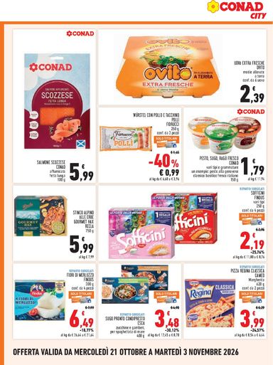 Volantino Conad City - Conad City - Roma, Viterbo valido dal 21/10 al 03/11 - pagina 10