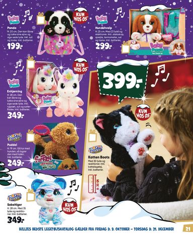 Brochurer Bilka - Bilka - Billies bedste legetøjskatalog gyldig fra 09.10. til 31.12. - side 21