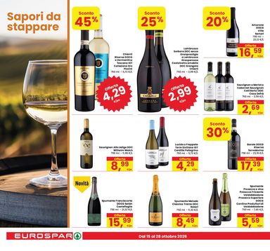 Volantino Eurospar - Eurospar valido dal 15/10 al 28/10 - pagina 10