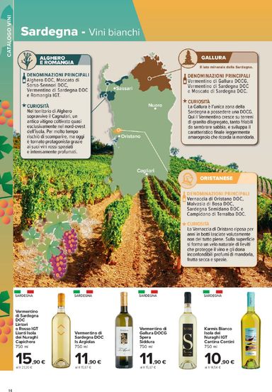 Volantino Carrefour - Carrefour - Catalogo vini valido dal 05/10 al 08/11 - pagina 14