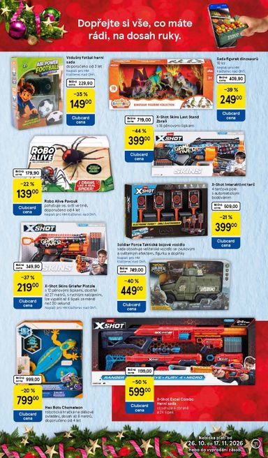 Leták Tesco - Tesco - Vánoční katalog hraček od 26.10. do 17.11. - strana 11