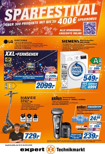 Prospekt expert - expert gültig ab 02.10. bis 08.10. - seite 1