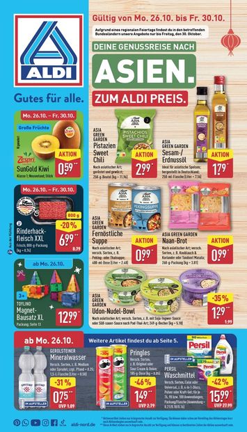 Prospekt ALDI Nord - ALDI NORD gültig ab 26.10. bis 30.10. - seite 1