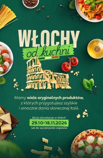 Gazetka Stokrotka - Stokrotka - Włochy od kuchni od 29.10. do 18.11. - strona 1