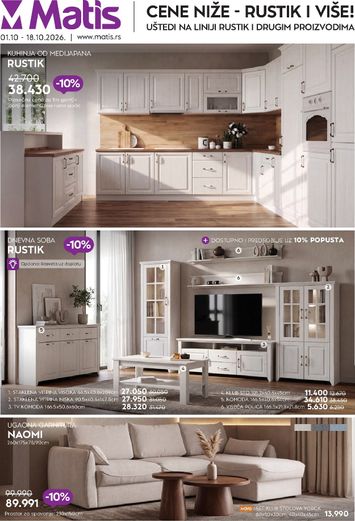 Katalog Matis - Matis od 01.10 do 18.10 - strana 1