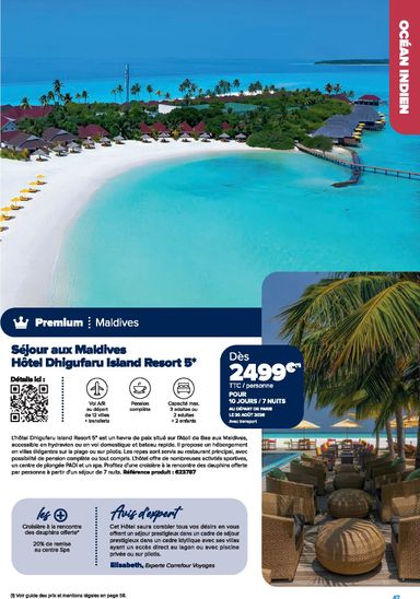 Catalogue Carrefour Market - Carrefour Market - Voyages valable dès le 22/01 au 31/12 - page 47