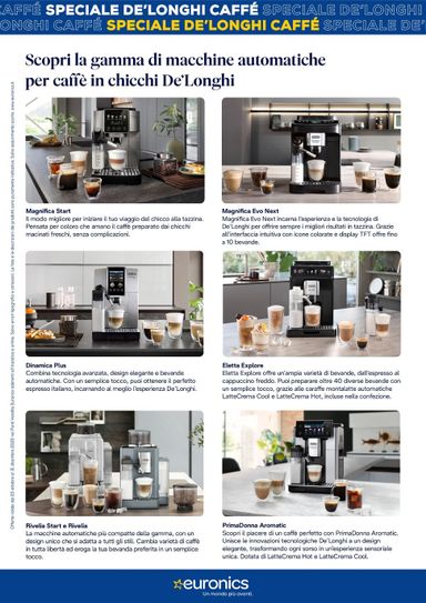 Volantino Euronics - Euronics - De Longhi Caffè valido dal 25/10 al 31/12 - pagina 8