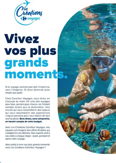 Catalogue Carrefour Market - Carrefour Market - Voyages valable dès le 22/01 au 31/12 - page 2