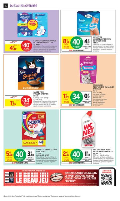 Catalogue Intermarché - Intermarché valable dès le 03/11 au 15/11 - page 46