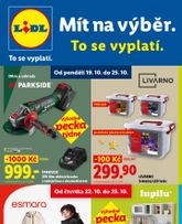 Lidl - Spotřební zboží platný od pondělí 19.10.2026
