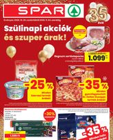 Spar akciós újság, érvényes csütörtöktől 10.29.