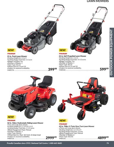 Flyer Princess Auto - Princess Auto - Outdoor Power Equipment valid since 04-21 until 12-31 - page 27