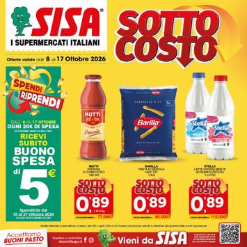 Volantino Sisa - Sisa valido dal 08/10 al 17/10 - pagina 1