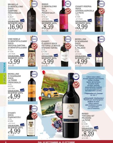 Volantino Il Gigante - Il Gigante - Festa del vino valido dal 10/09 al 21/10 - pagina 8
