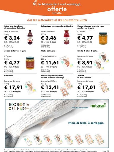 Volantino NaturaSì - NaturaSì valido dal 07/10 al 03/11 - pagina 15