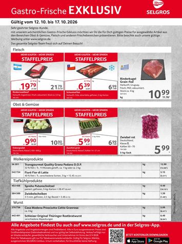 Prospekt Selgros - Selgros - Gastroangebote gültig ab 12.10. bis 17.10. - seite 1