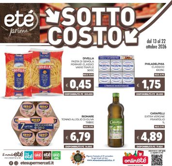 Volantino Eté - Eté - Prime valido dal 13/10 al 22/10 - pagina 1