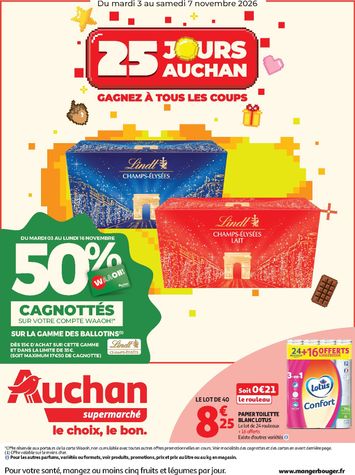 Folder Auchan - Auchan Supermarché van 03/11 tot 07/11 - side 1