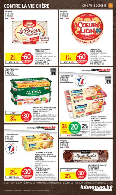 Catalogue Intermarché - Intermarché valable dès le 06/10 au 18/10 - page 23