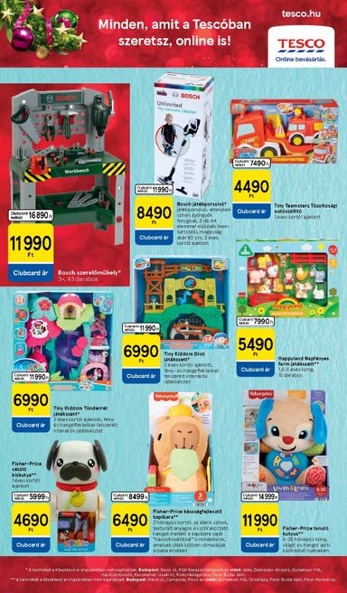 Akciós újság Tesco - Tesco - Karácsonyi játékkatalógus érvényes 10.28.-tól 11.17.-ig - 22 oldal