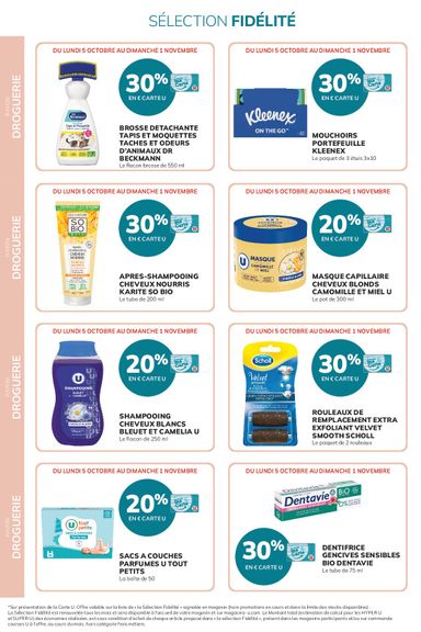 Catalogue Super U - Super U - Ma sélection Carte U valable dès le 05/10 au 01/11 - page 12
