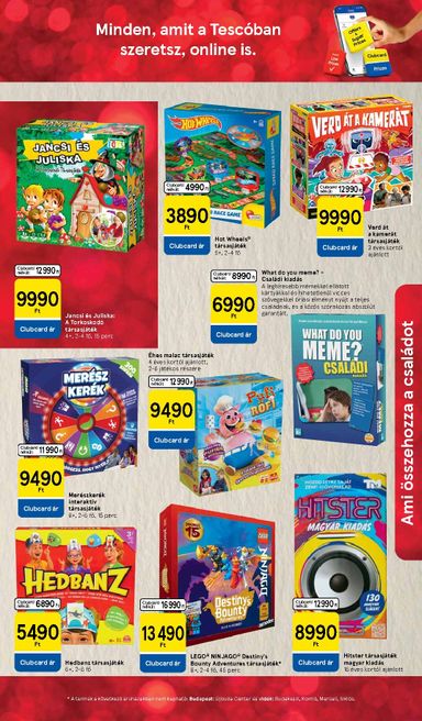 Akciós újság Tesco - Tesco - Karácsonyi játékkatalógus érvényes 10.28.-tól 11.17.-ig - 13 oldal