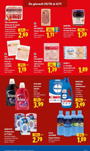Volantino Lidl - Lidl valido dal 29/10 al 04/11 - pagina 11