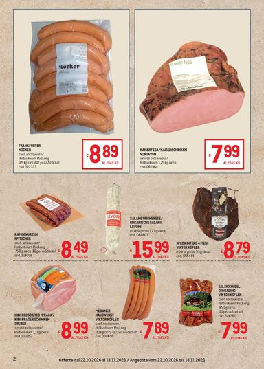 Volantino METRO - Metro - Offerte Alto Adige valido dal 22/10 al 18/11 - pagina 2