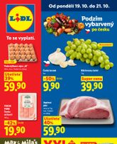 Lidl leták od pondělí 19.10.