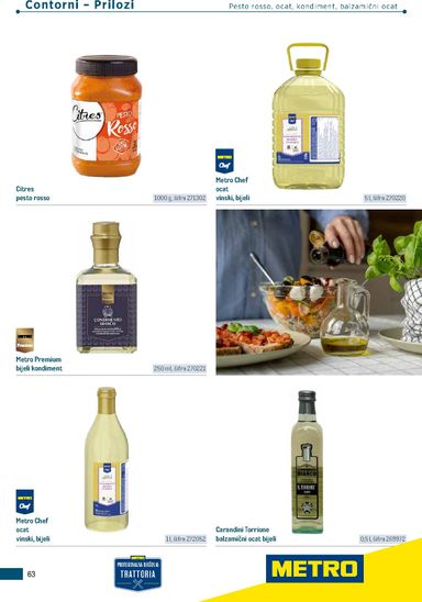 Katalog Metro - Metro - Poslovna rješenja - Trattoria vrijedi od 04.03. do 31.12. - stranica 63