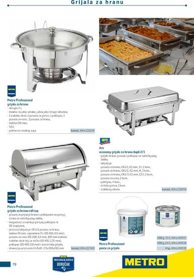 Katalog Metro - Metro - Poslovna rješenja - Doručak vrijedi od 01.01. do 31.12. - stranica 79