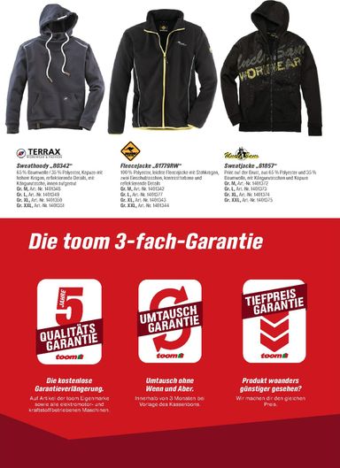Prospekt toom - Toom - Maschinen gültig ab 13.04. bis 31.12. - seite 47